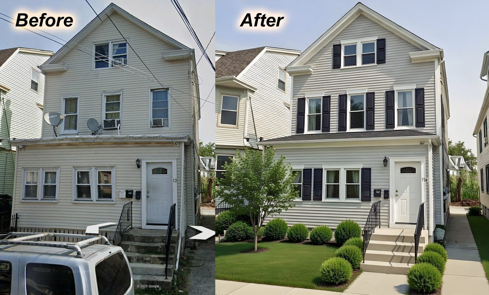 Renovation — Before & After — view 1