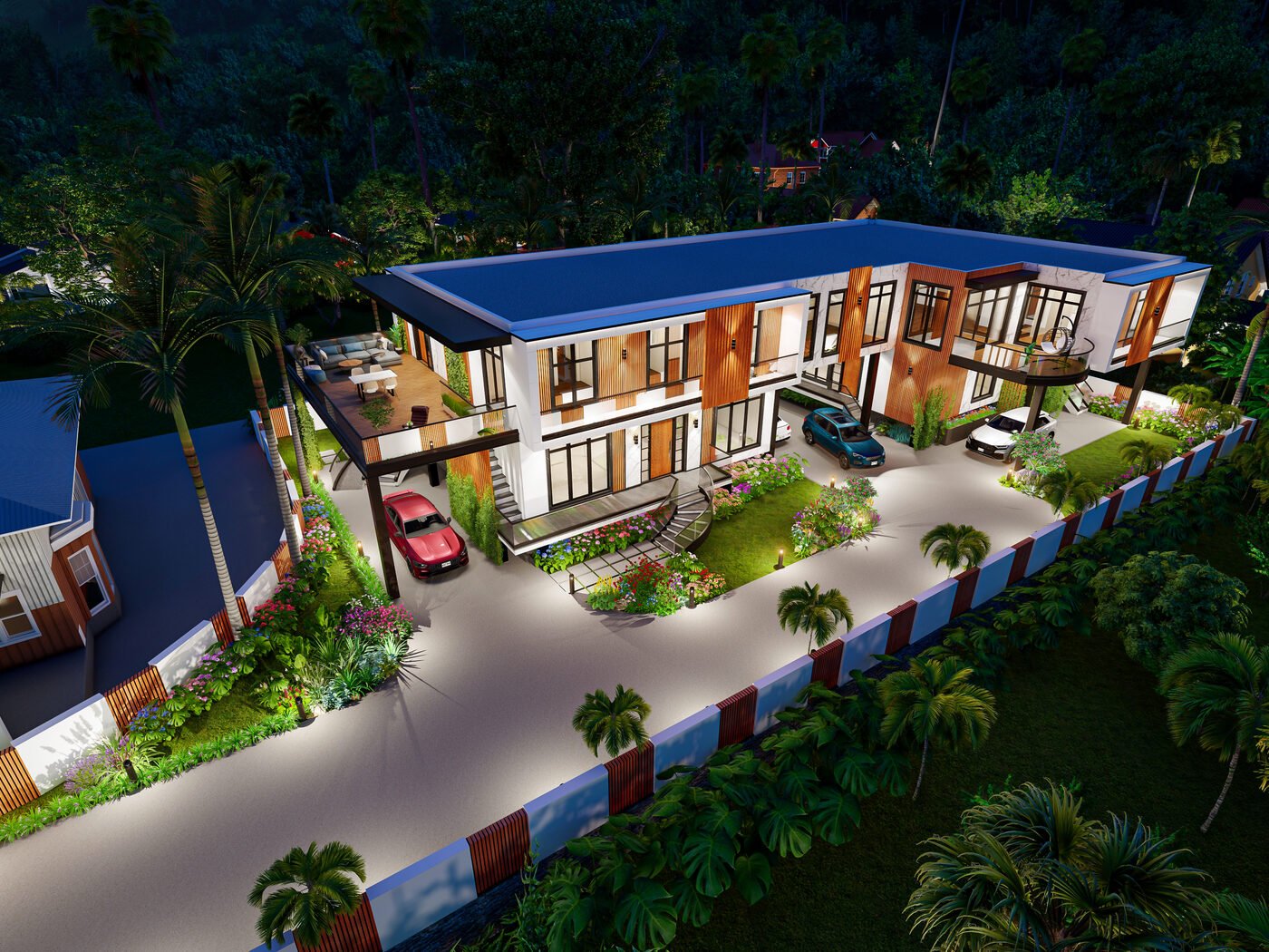 Waiomao apartment building architectural design in Honolulu, Hawaii
